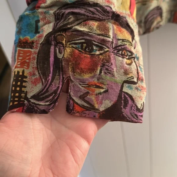 Mirror Image Picasso Art Style Jacket size XL - Picture 7 of 16